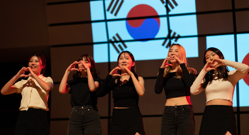 Students Performing At Intercultural Night